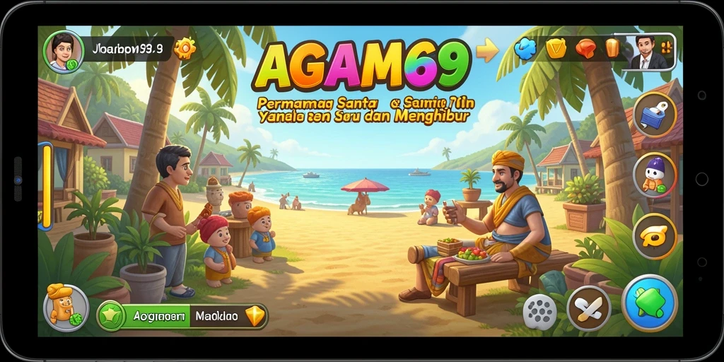 Tampilan gameplay AGAM69 yang seru dan menarik.