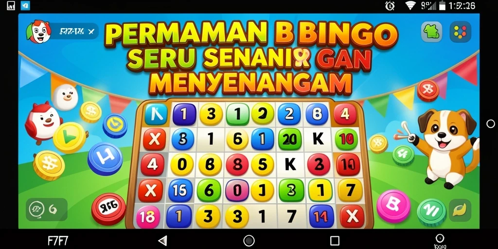 Tampilan menarik F7F7 saat bermain Bingo dengan teman.