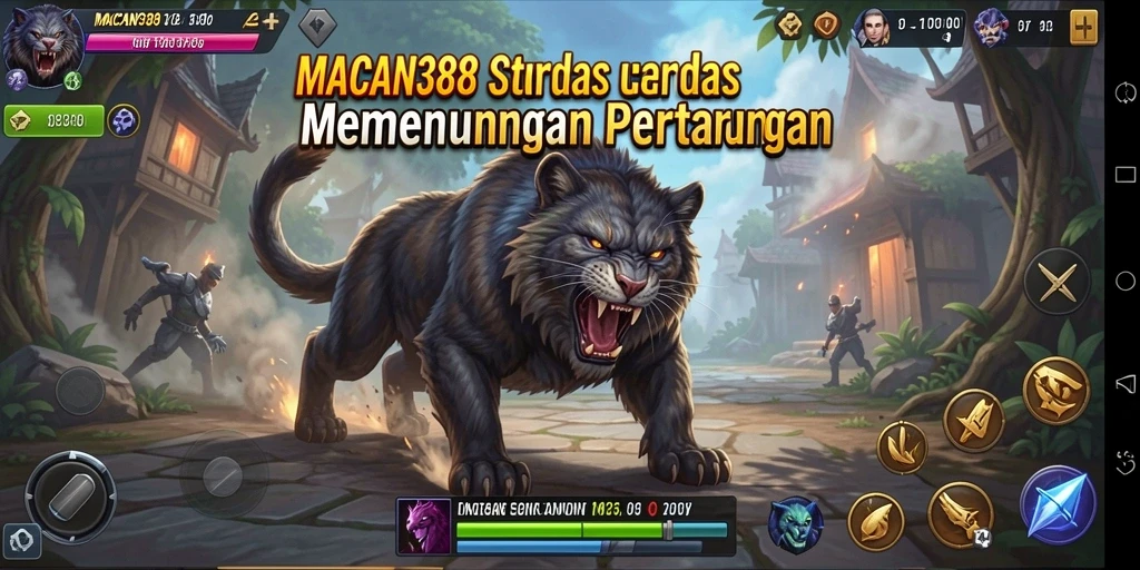 Tampilan gameplay menarik dari game strategi MACAN388.