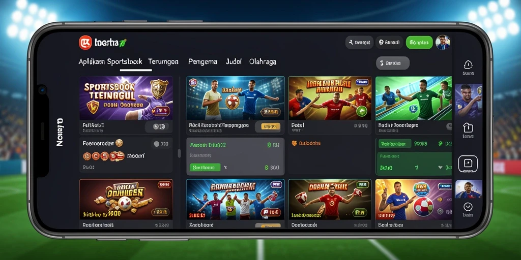 Tampilan gameplay seru dan interaktif di aplikasi N06 Sportsbook.