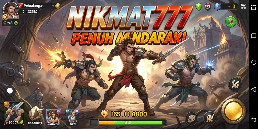 Tampilan gameplay NIKMAT777 yang seru dan mendebarkan di dalam aksi.