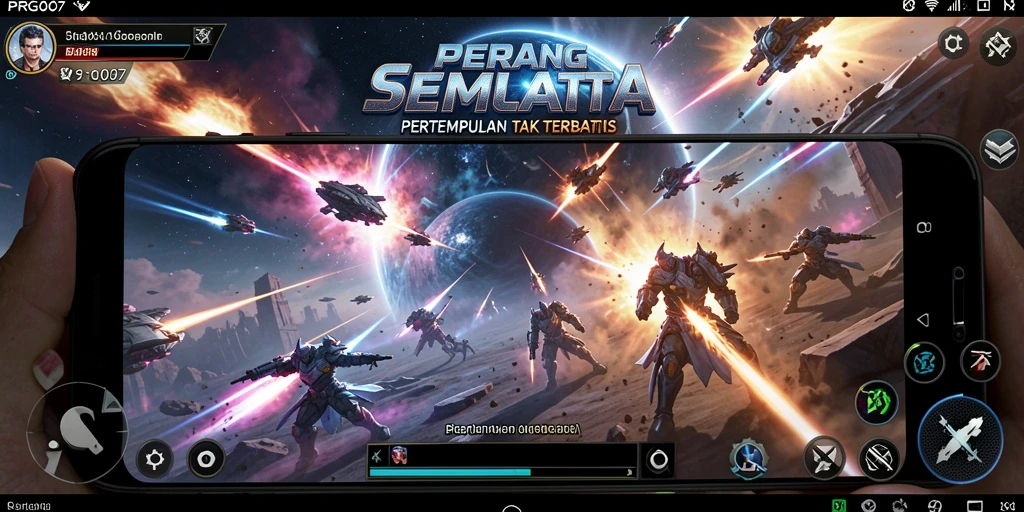 Screenshot menunjukkan aksi penuh ketegangan dalam gameplay TPS PRG007.