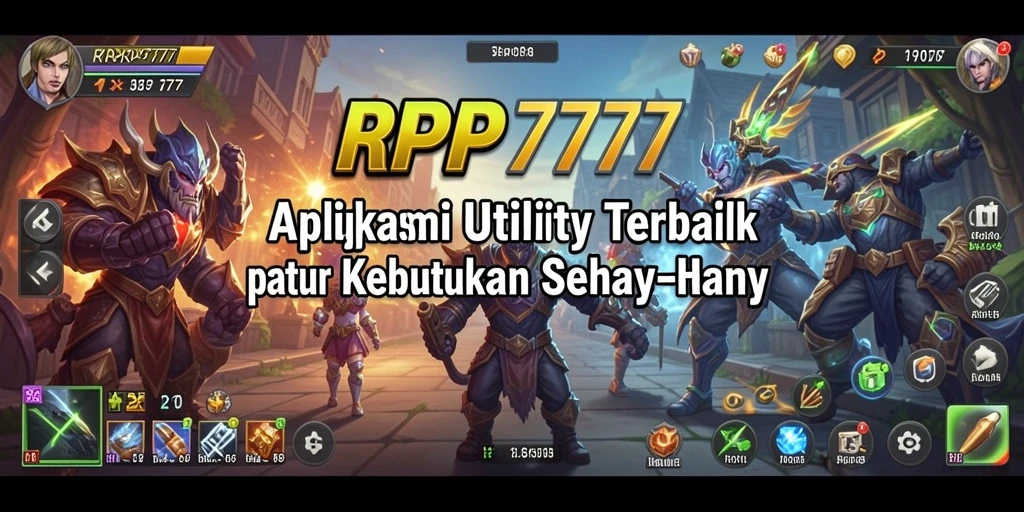 Tampilan utama RPRP777 yang menampilkan fitur-fitur Utility.