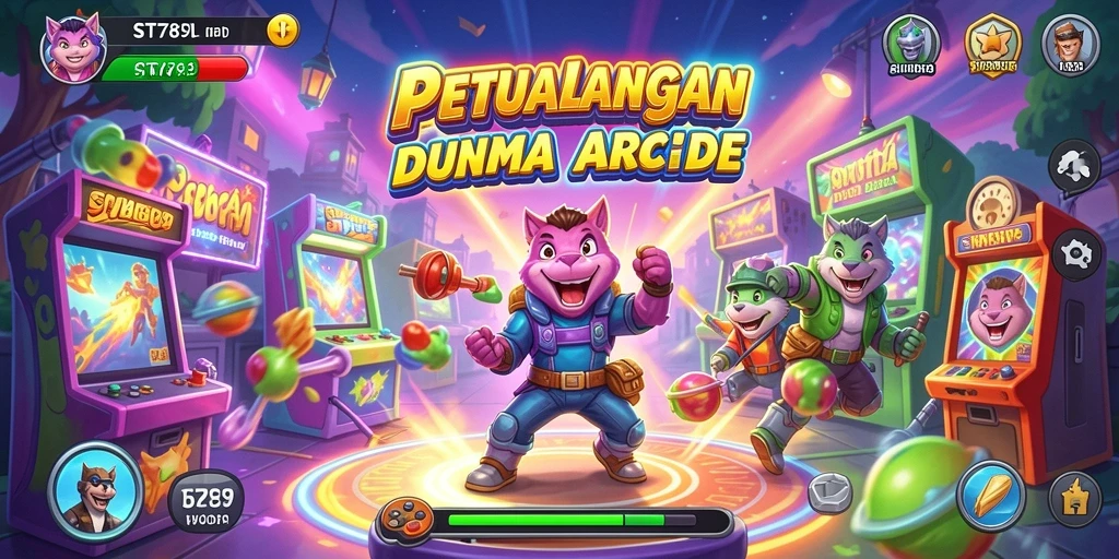 Tangkapan layar gameplay ST789 yang menunjukkan aksi seru dalam Arcade.